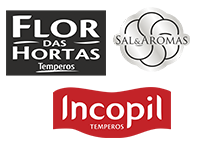 Logotipos da Flor das Hortas, Sal & Aromas e Incopil Logotipos da Flor das Hortas, Sal & Aromas e Incopil